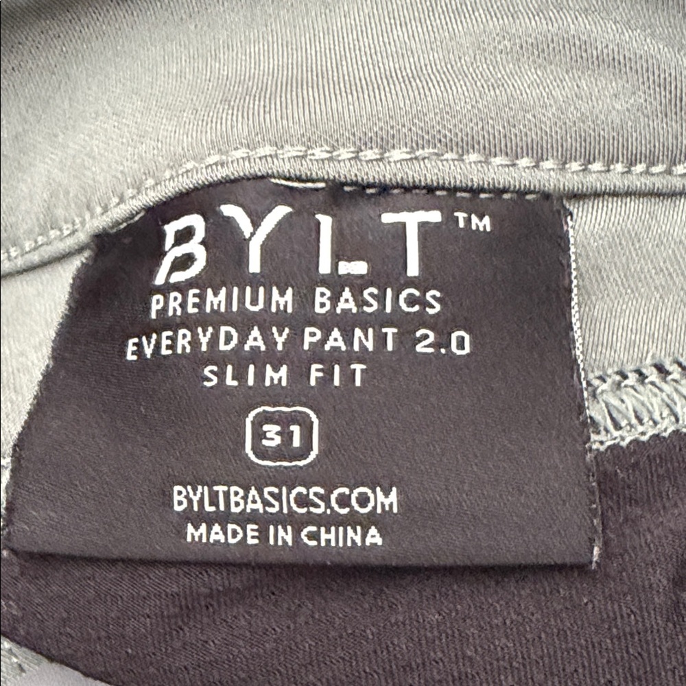 BYLT Basics Gray Men Jeans